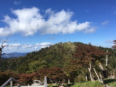 正木峠から見た日出ヶ岳