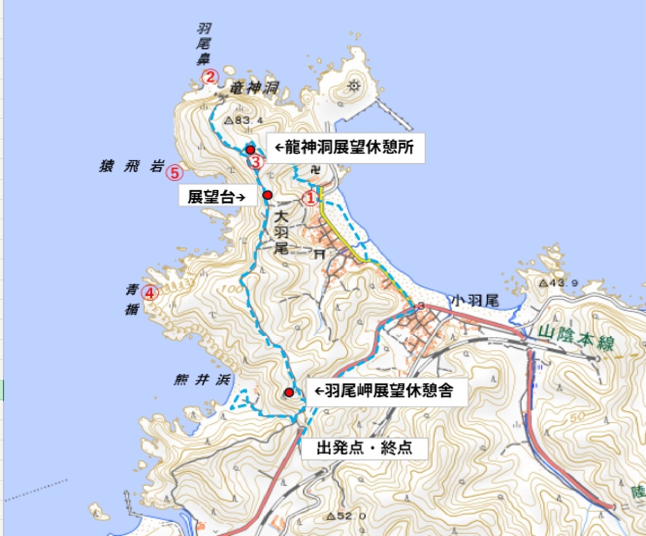 点検コース図