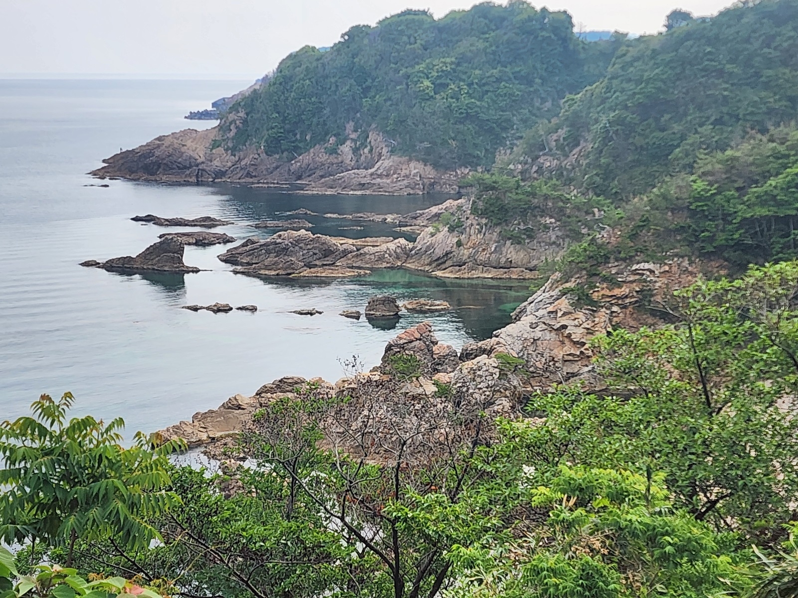 翌朝の城原海岸