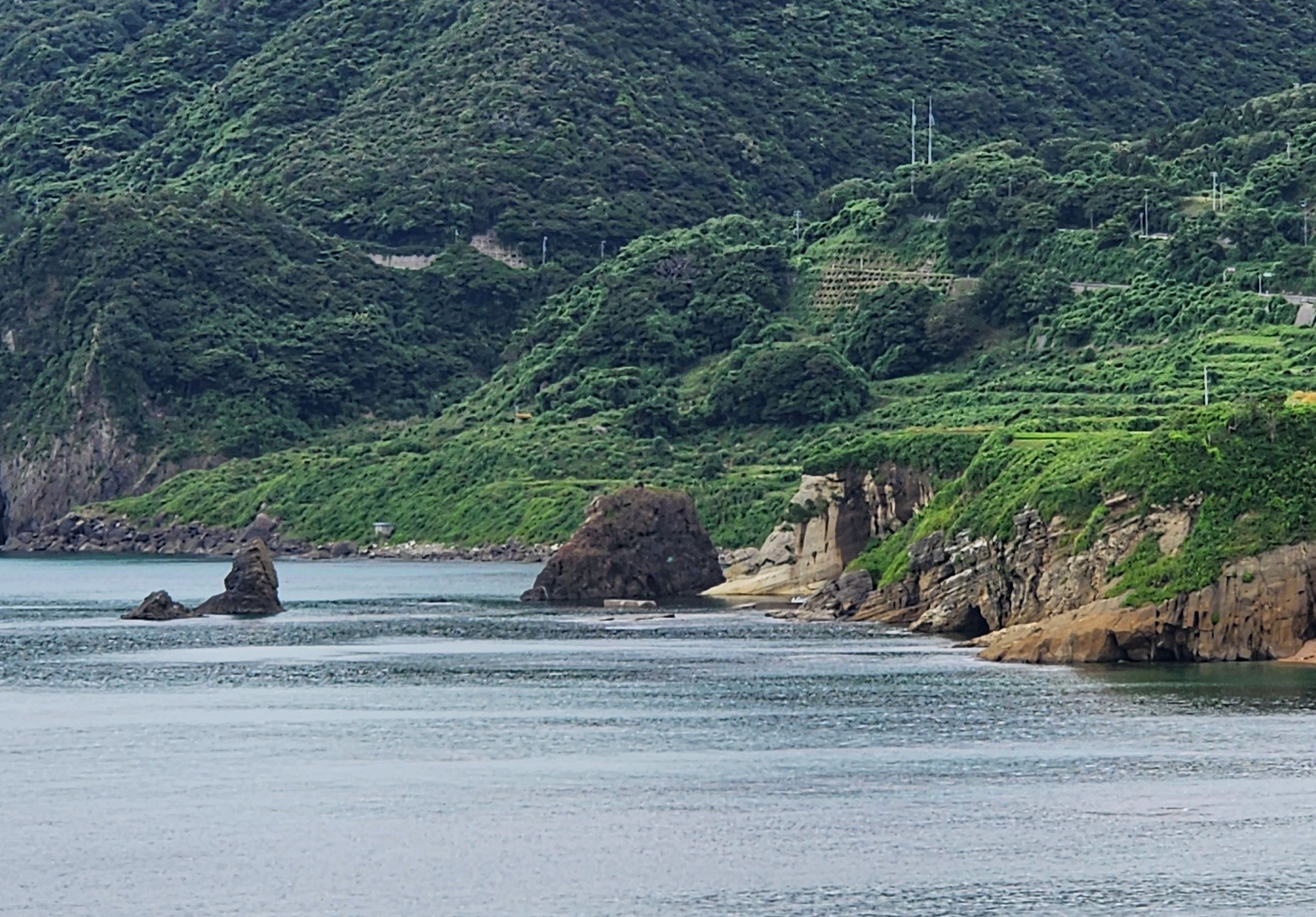 屏風岩(東側)