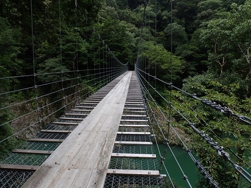 瀞峡の吊り橋