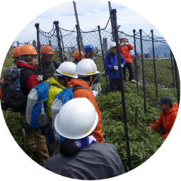 保全体験の様子