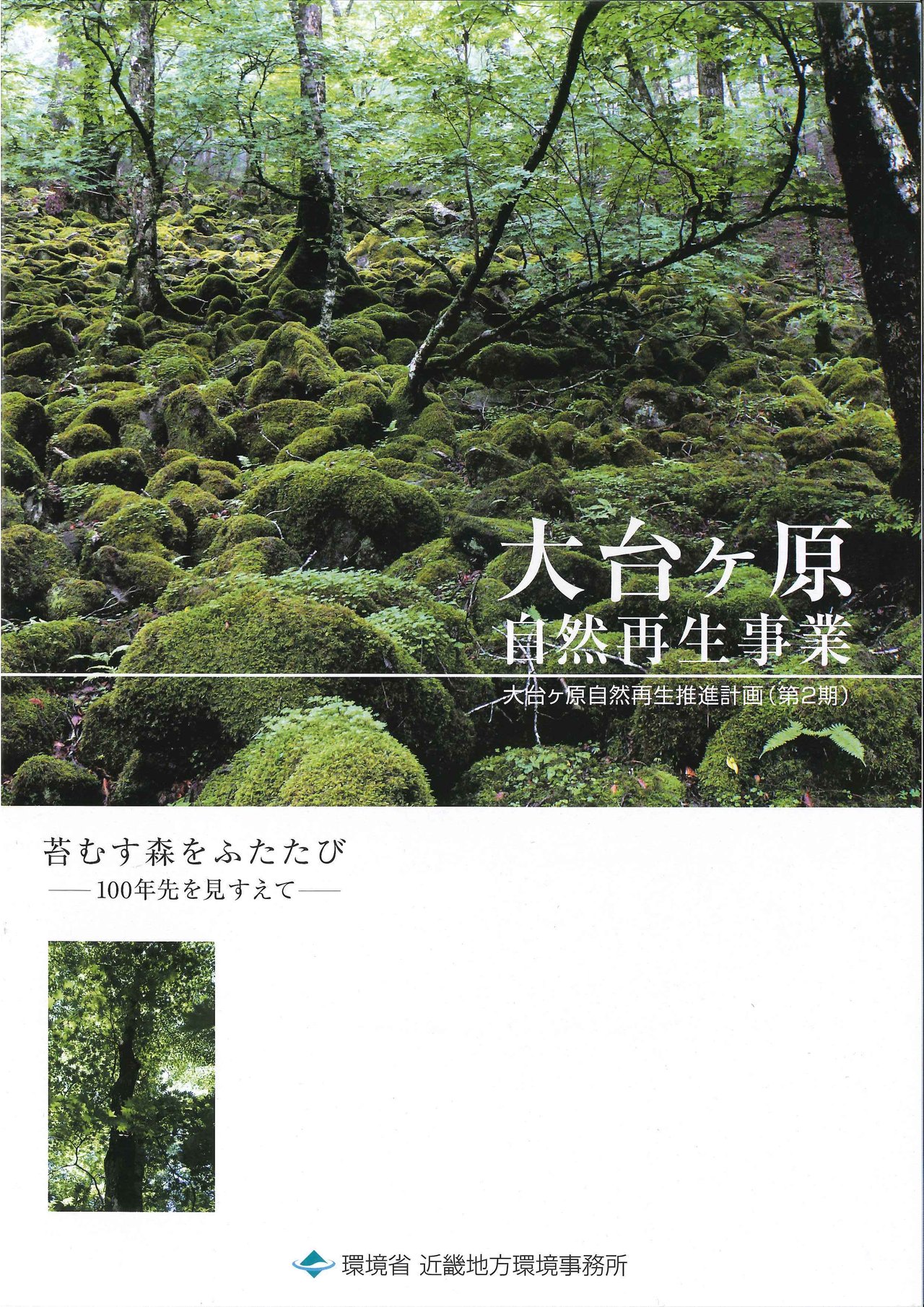 大台ヶ原自然再生事業パンフレットの表紙画像